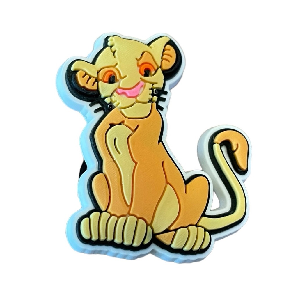 Simba from The Lion King Croc Charm